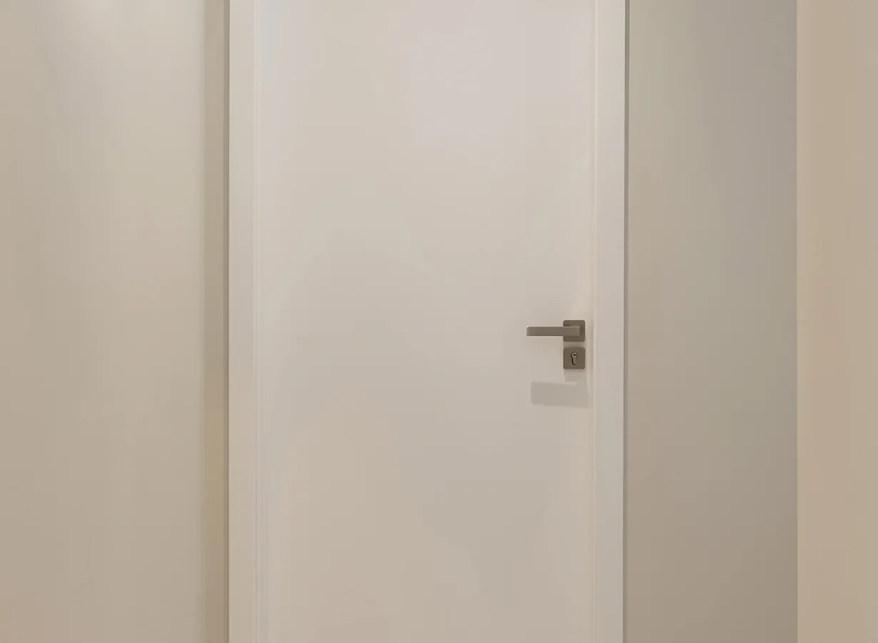 Healthcare collection — TM Doors — Door integrated into the wall.